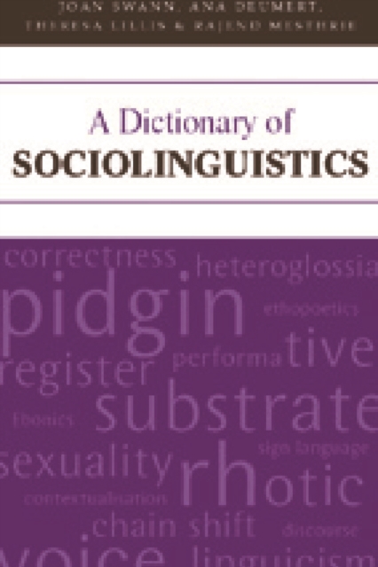 A Dictionary of Sociolinguistics, Paperback / softback Book