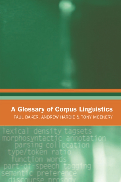 A Glossary of Corpus Linguistics, Paperback / softback Book