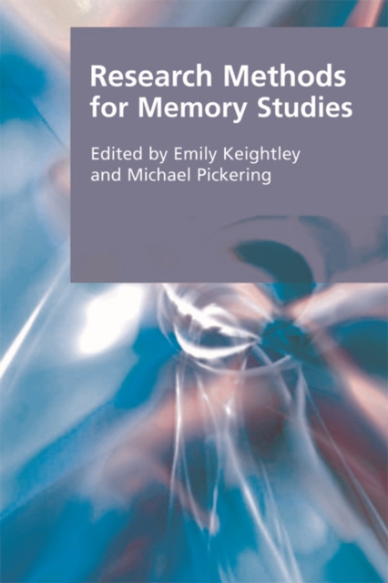 Research Methods for Memory Studies, Hardback Book