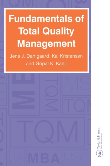 Fundamentals of Total Quality Management, Paperback / softback Book