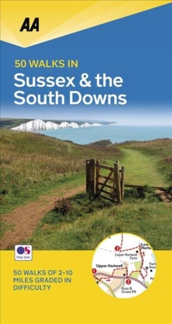 50 Walks in Sussex, Paperback / softback Book