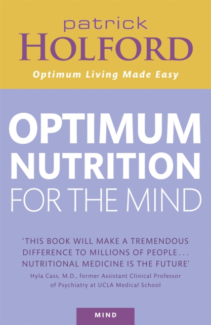Optimum Nutrition For The Mind, Paperback / softback Book