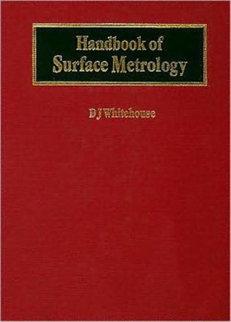 Handbook of Surface Metrology, Hardback Book