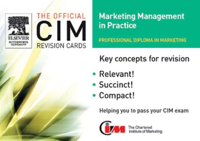 CIM Revision Cards:Marketing Management in Practice 05/06, Hardback Book
