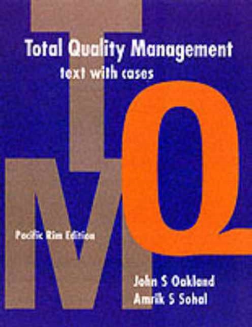 Total Quality Management Text with cases, Paperback / softback Book