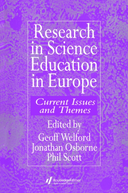 Research in science education in Europe, Paperback / softback Book