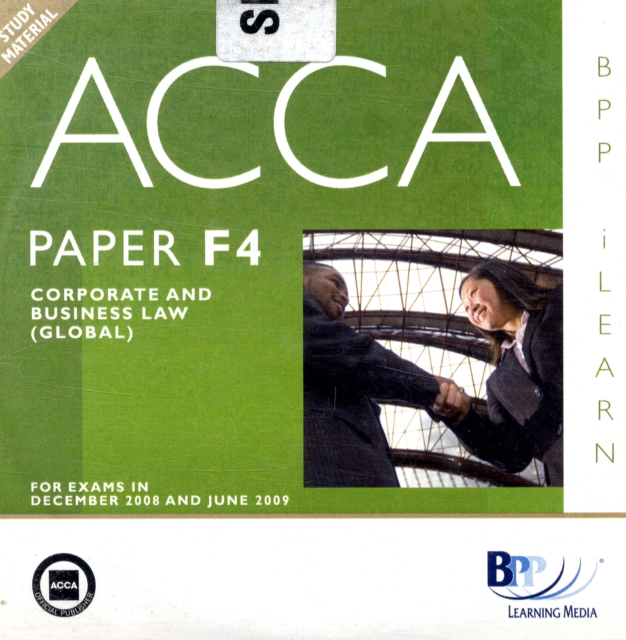 ACCA - F4 Corporate and Business Law (GLO) : i-Learn, CD-ROM Book