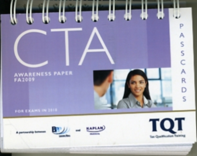 CTA - Awareness Module (FA 2009) : Passcards, Spiral bound Book
