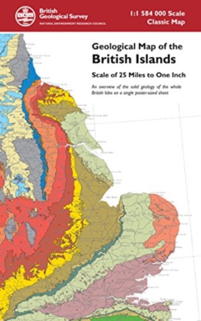Geological Map of the British Islands, Sheet map, folded Book