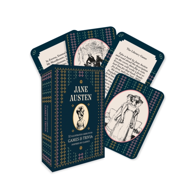 Jane Austen - A Card and Trivia Game : 52 illustrated cards with games and trivia inspired by classics, Cards Book