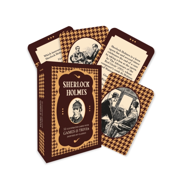 Sherlock Holmes - A Card and Trivia Game : 52 illustrated cards with games and trivia inspired by classics, Cards Book