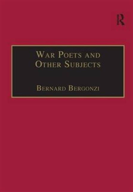 War Poets and Other Subjects, Hardback Book