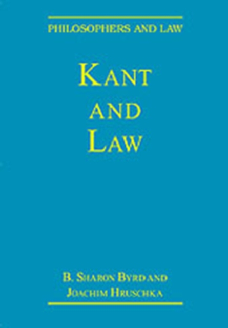 Kant and Law, Hardback Book