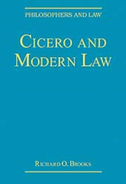 Cicero and Modern Law, Hardback Book