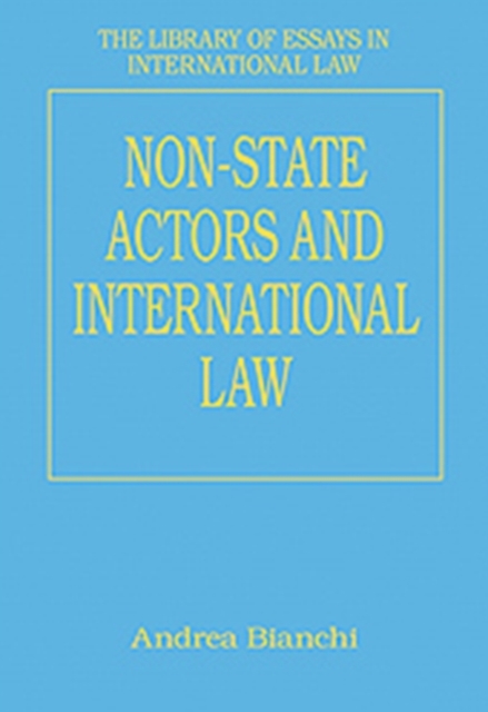 Non-State Actors and International Law, Hardback Book