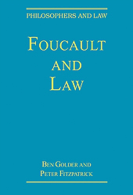 Foucault and Law, Hardback Book