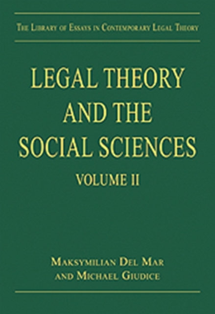 Legal Theory and the Social Sciences : Volume II, Hardback Book