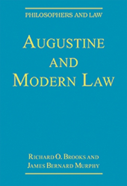 Augustine and Modern Law, Hardback Book