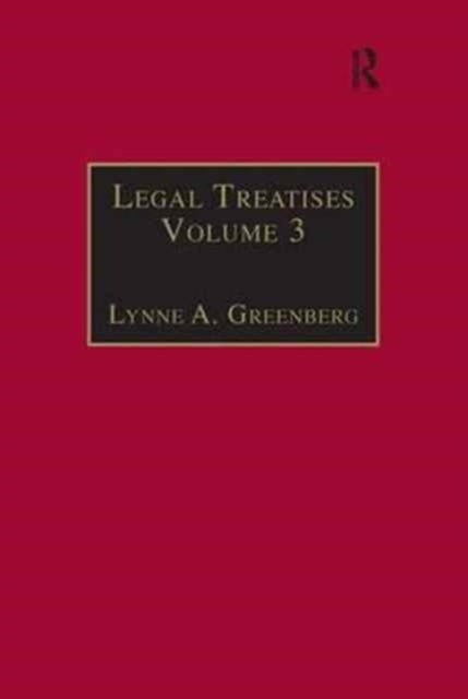 Legal Treatises : Essential Works for the Study of Early Modern Women: Series III, Part One, Volume 3, Hardback Book