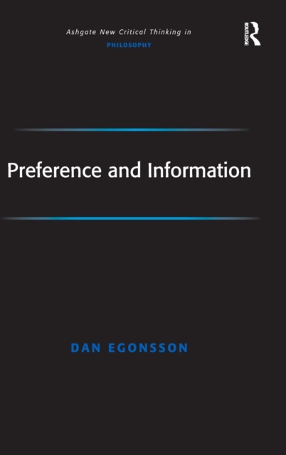 Preference and Information, Hardback Book