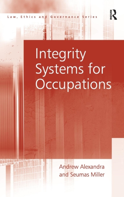 Integrity Systems for Occupations, Hardback Book