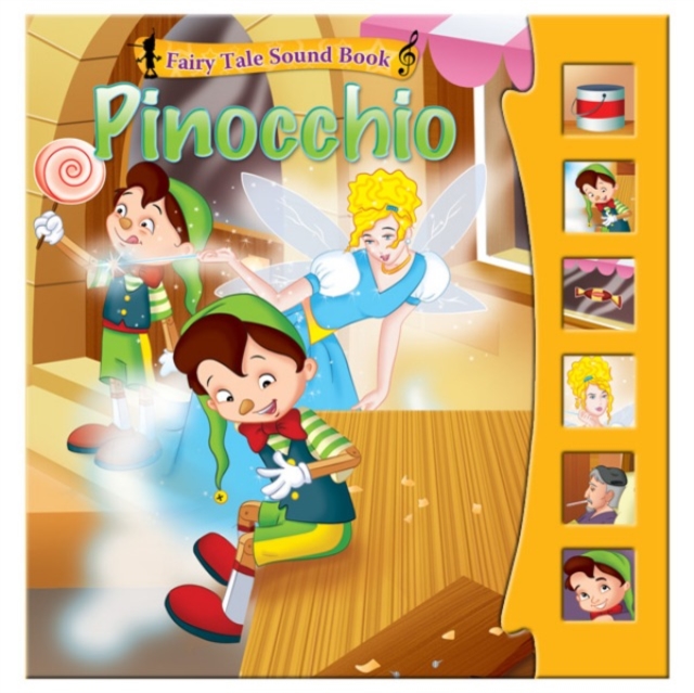 Sound Book - Pinocchio, Hardback Book