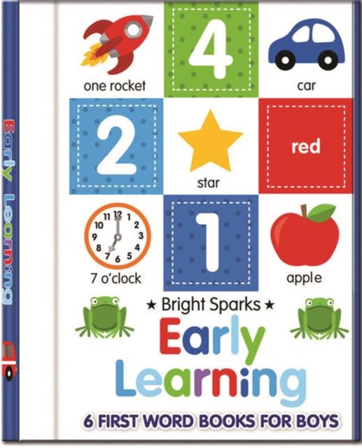 Early Learning - 6 First Word Books For Boys, Board book Book