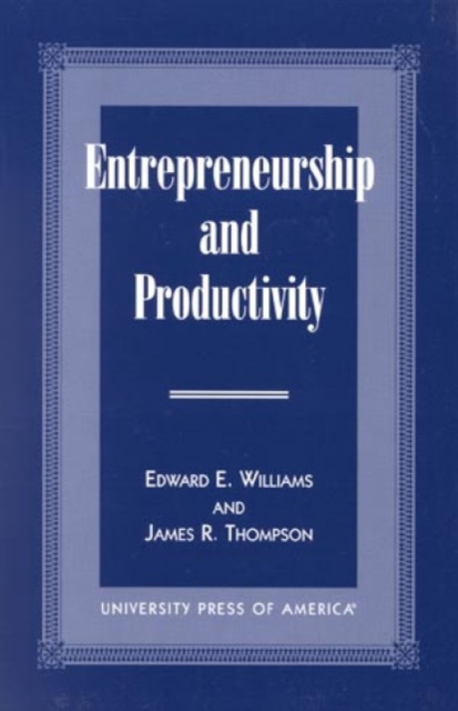 Entrepreneurship and Productivity, Hardback Book