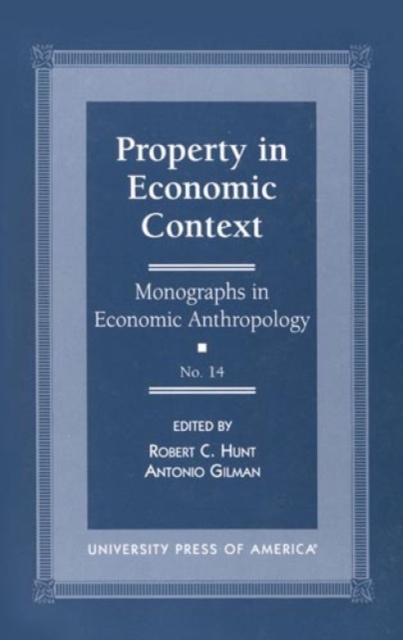 Property in Economic Context, Paperback / softback Book