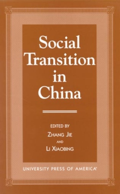 Social Transition in China, Paperback / softback Book