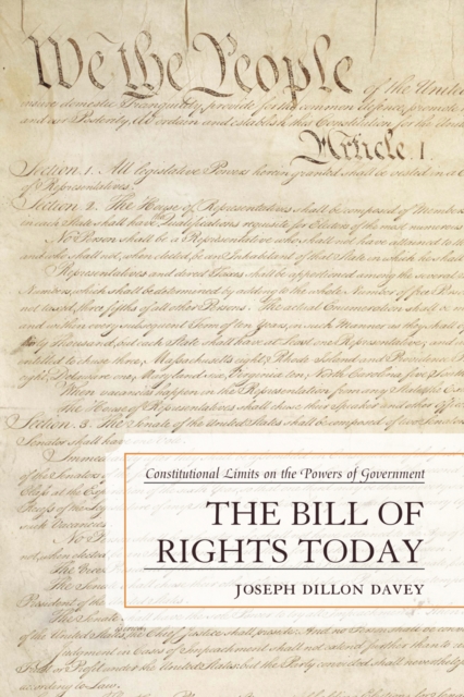 The Bill of Rights Today : Constitutional Limits on the Powers of Government, Paperback / softback Book