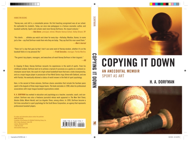 Copying It Down : An Anecdotal Memoir, Paperback / softback Book