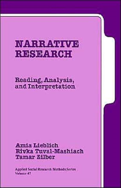 Narrative Research : Reading, Analysis, and Interpretation, Paperback / softback Book