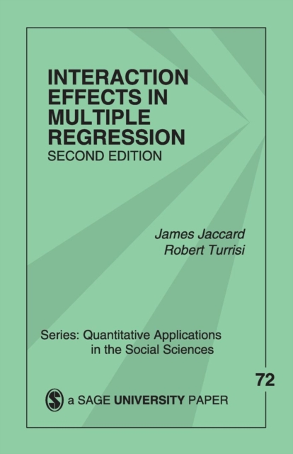 Interaction Effects in Multiple Regression, Paperback / softback Book