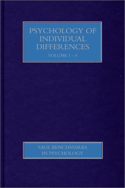 Psychology of Individual Differences, Multiple-component retail product Book