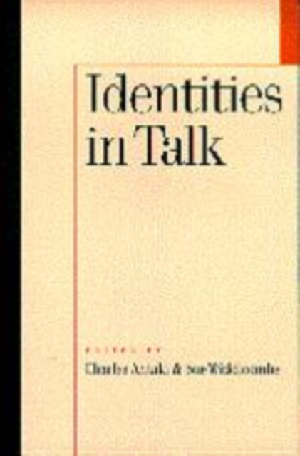 Identities in Talk, Hardback Book