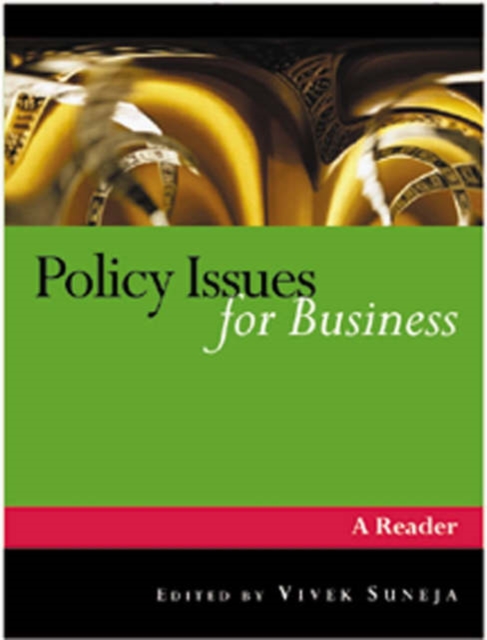 Policy Issues for Business : A Reader, Hardback Book