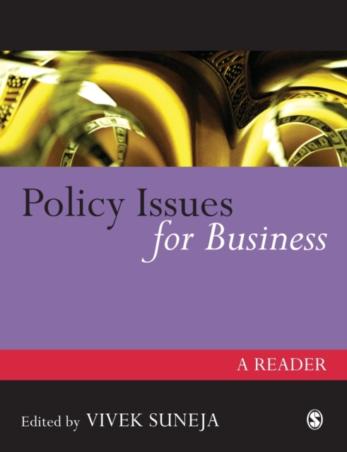 Policy Issues for Business : A Reader, Paperback / softback Book