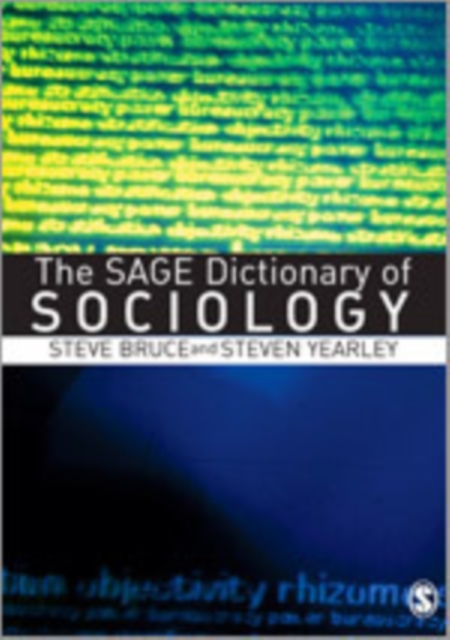 The Sage Dictionary of Sociology, Hardback Book