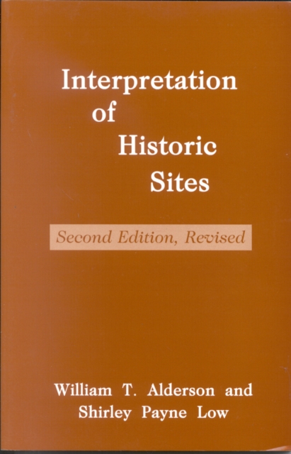 Interpretation of Historic Sites, Paperback / softback Book