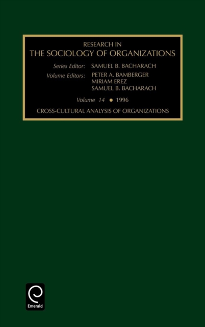 Cross-cultural Analysis of Organizations, Hardback Book