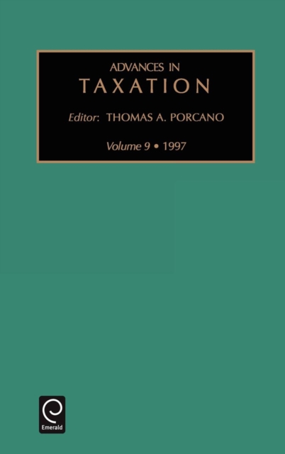Advances in Taxation, Hardback Book