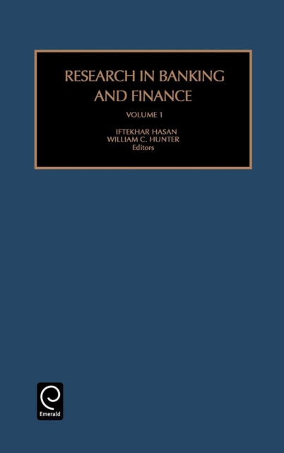 Research in Banking and Finance, Hardback Book