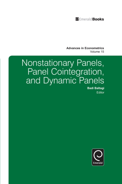 Nonstationary Panels, Panel Cointegration, and Dynamic Panels, Hardback Book