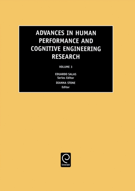 Advances in Human Performance and Cognitive Engineering Research, Hardback Book