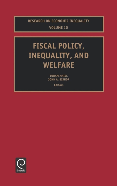 Fiscal Policy, Inequality and Welfare, Hardback Book
