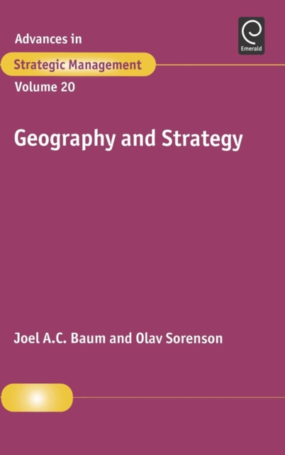 Geography and Strategy, Hardback Book