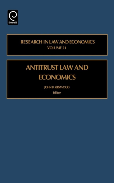 Antitrust Law and Economics, Hardback Book