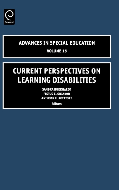 Current Perspectives on Learning Disabilities, Hardback Book