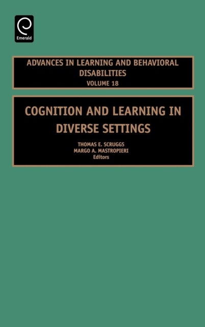 Cognition and Learning in Diverse Settings, Hardback Book